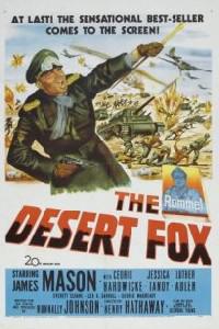 Plakat filma The Desert Fox: The Story of Rommel (1951).