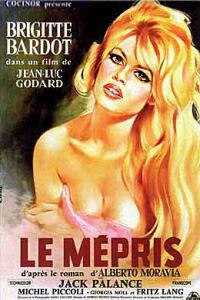 Plakát k filmu Le Mépris (1963).
