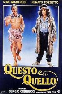 Plakat Questo e quello (1983).