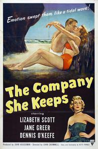 Poster for The Company She Keeps (1951).