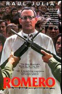 Plakat filma Romero (1989).