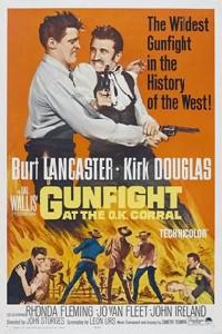 Cartaz para Gunfight at the O.K. Corral (1957).