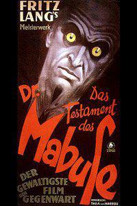 Plakát k filmu Testament des Dr. Mabuse, Das (1933).