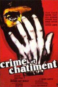 Poster for Crime et châtiment (1956).