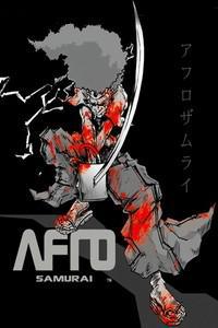 Plakat filma Afro Samurai (2007).