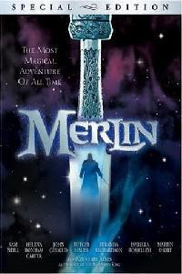 Plakát k filmu Merlin (1998).