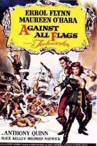 Plakat filma Against All Flags (1952).