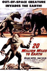 Plakát k filmu 20 Million Miles to Earth (1957).