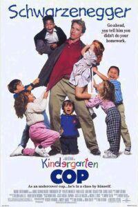 Poster for Kindergarten Cop (1990).