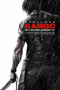 Poster for Rambo (2008).