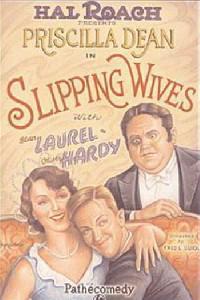 Cartaz para Slipping Wives (1927).