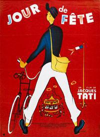 Plakát k filmu Jour de fête (1949).