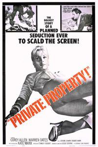 Poster for Private Property (1960).