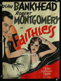 Cartaz para Faithless (1932).