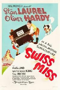 Poster for Swiss Miss (1938).