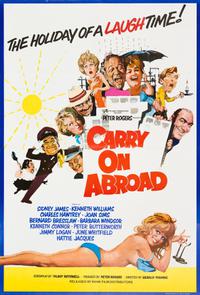 Cartaz para Carry on Abroad (1972).