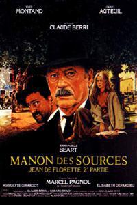 Poster for Manon des sources (1986).