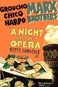 Plakát k filmu Night at the Opera, A (1935).
