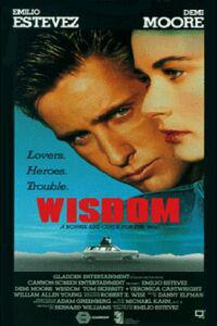 Poster for Wisdom (1986).