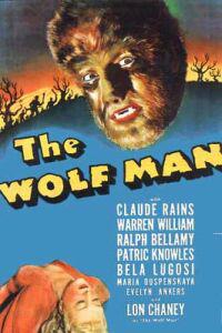 Plakát k filmu The Wolf Man (1941).