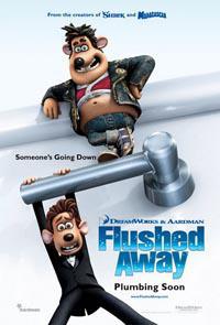 Plakát k filmu Flushed Away (2006).