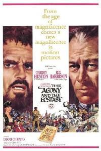 Plakát k filmu Agony and the Ecstasy, The (1965).