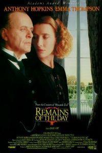 Cartaz para The Remains of the Day (1993).