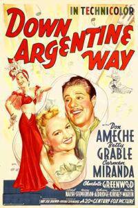 Обложка за Down Argentine Way (1940).
