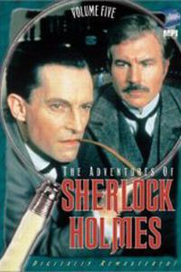 Plakát k filmu The Adventures of Sherlock Holmes (1984).