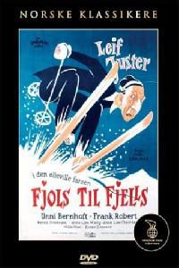 Plakát k filmu Fjols til fjells (1957).